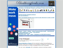 Tablet Screenshot of blackberryfreaks.com